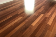 Sapele Mahogany flooring installed.