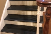 Painted staircase.