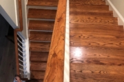 Red Oak staircase - pre-refinishing