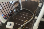 Red Oak stairway - pre-refinishing