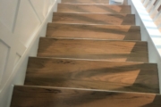 Refinished Red Oak stairway.