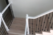 Refinished Red Oak stairway