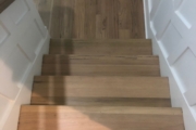 Refinished Red Oak stairway.