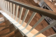 Refinished Red Oak stairway.