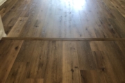 Installed Luxury Vinyl Plank flooring.