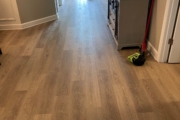 Luxury Vinyl Plank - installed.