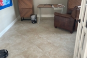 Tile flooring - before.