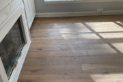 Installed European Oak flooring.