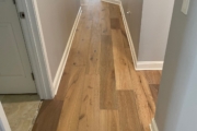 Installed European Oak flooring.