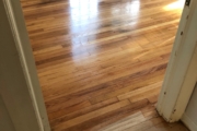 Refinishing old solid Red Oak floors.