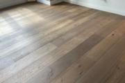 Installed Oak hardwood flooring.