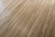 Refinished old Red Oak flooring.