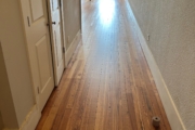 Old Heart Pine floors, refinished by Dan's Floor Store.