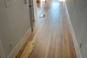 Old Heart Pine floors, refinished by Dan's Floor Store.