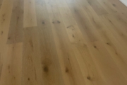 White Oak hardwood flooring installed.