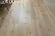 White Oak hardwood flooring installed.