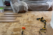 Subfloor preparation.