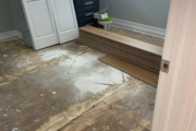 Subfloor preparation.