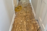 Subfloor preparation.