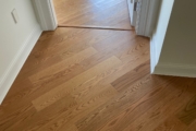 Trubalance Golden Red Oak flooring installed.