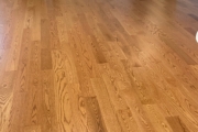 Trubalance Golden Red Oak flooring installed - curved walls.