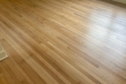 Finished Red Oak flooring.