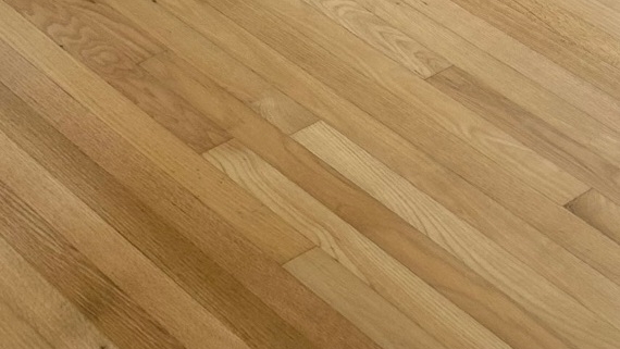 Finished Red Oak flooring - cropped.