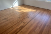 Repaired and refinished wooden floors.