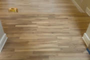 Finished White Oak hardwood flooring.