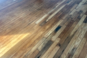 Repaired wooden floors.