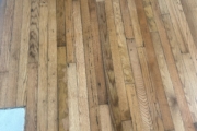 Repaired wooden floors.