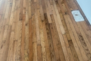 Repaired wooden floors.