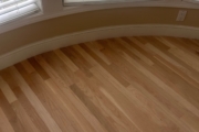 Sanding White Oak flooring.