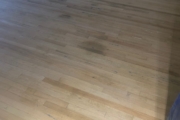 Wooden floors being sanded.