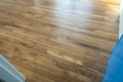 Wooden floors being sanded.