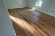 Recoated Oak flooring.