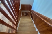 Recoated Oak stairs and landing.