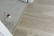 Installed Luxury Vinyl Plank flooring.