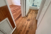 Recoated Oak flooring.