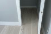 Installed Luxury Vinyl Plank flooring.