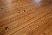 Finished Heart Pine flooring project.