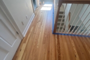 Finished Heart Pine flooring project.