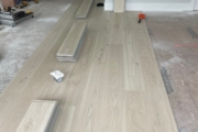 Installing Luxury Vinyl Plank flooring.