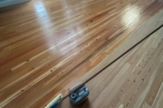 Heart Pine flooring upstairs.