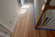 Heart Pine flooring upstairs.