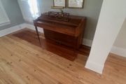 Heart Pine flooring upstairs.