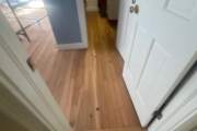 Heart Pine flooring upstairs.