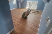 Heart Pine flooring upstairs.