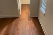 Installed White Oak flooring.