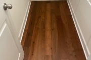 Installed White Oak flooring.